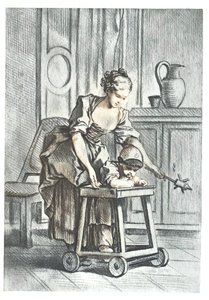 Le Chariot à roulettes - François Boucher